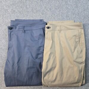 Public Rec Dealmaker Chino Pants Lot [2] Mens 44x30 Gray Tan Performance Office